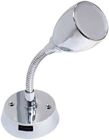 Dimatec Leseleuchte Flexi USB warmweiß 12V Aluminium 5×15 cm 70 g – DIMATEC