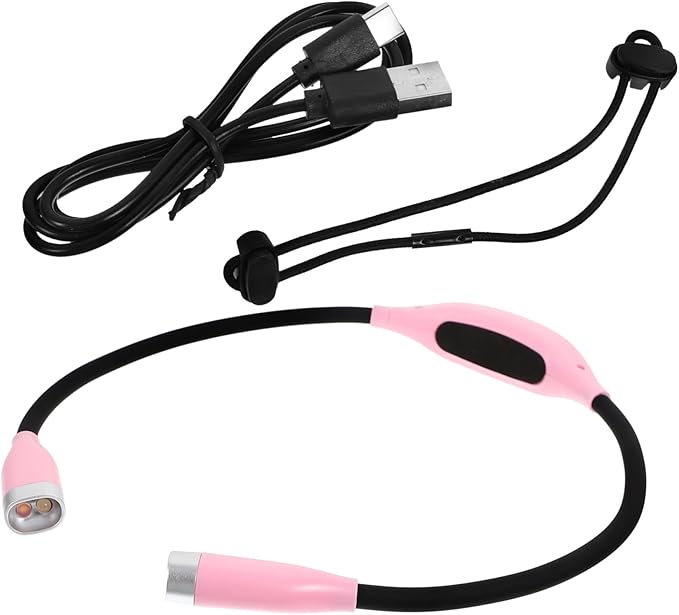 Artibetter W7LO1418741JVN Hals-Leselampe wiederaufladbar für Bett, Camping & Bücher, LED Schreibtischlampe mit verstellbarer Helligkeit